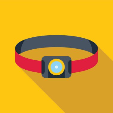 Kırmızı far parlak sarı bir arka planda duruyor, karanlığı aydınlatıyor.