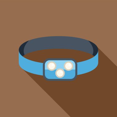 Bu mavi far karanlıkta çalışırken ya da kamp yaparken ellerinizi serbest tutmak için mükemmeldir.