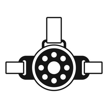 Bacak sakatlıklarının rehabilitasyonu için kullanılan dizliğin simgesi