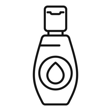 Sıvı sabun, şampuan veya duş jeli için pompalı kozmetik şişesi beyaz arka planda resmedilir