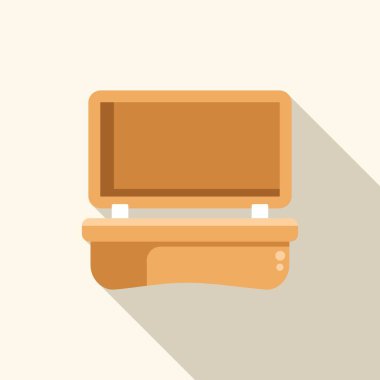 Tahta tabut uzun bir gölgeyle açık duruyor.