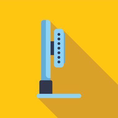 Radyasyon terapi ışını ileten tıbbi bir doğrusal hızlandırıcının simgesi