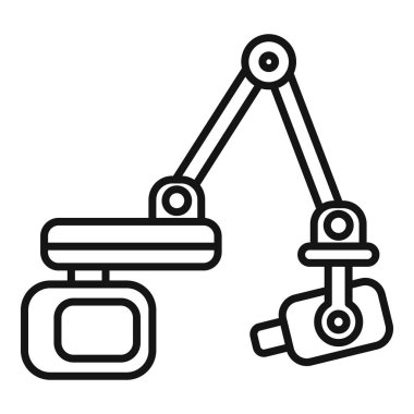 Mekanik elli robot kolu siyah beyaz bir şişe kaldırıyor.