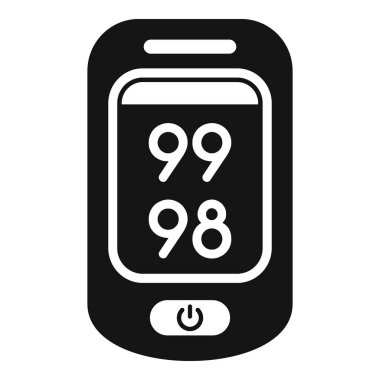 Akıllı telefonun sembolü% 99 şarj edilmiş pili gösteriyor.