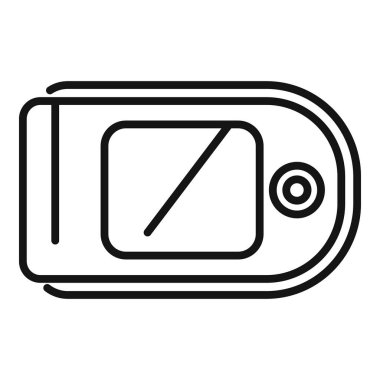 Elektronik aygıt kan glikoz seviyesini gösterir, ana hat biçimi