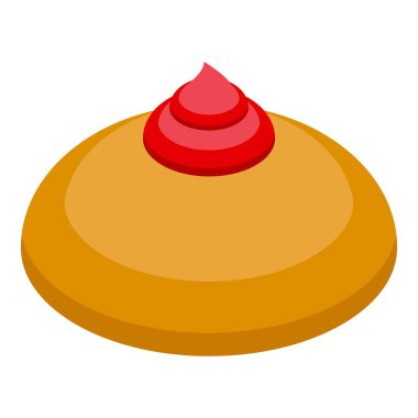 Kırmızı jöleli yuvarlak challah ekmeği yahudi bayramında servis edilen geleneksel bir yemektir.