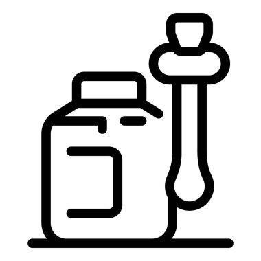 Doğru dozajı ölçmek için kaşık içeren spor beslenme kabı