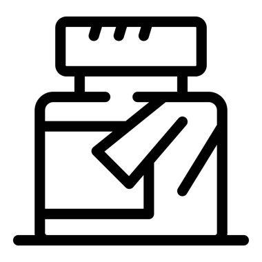 Beyaz arkaplanda izole edilmiş web tasarımı için elbise askısı simgesi olan profesyonel kuru temizleme hizmeti