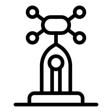 Atomları birleştirerek bir molekül yapısı oluşturan kimyasal bağları temsil eden basit bir simge