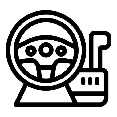 Daha iyi kontrol ve yarış oyunları oynarken daha gerçekçi deneyim için vites kollu direksiyon simidi