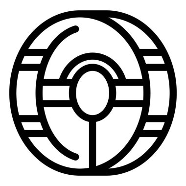 Hamster tekerleğinin bu simgesi küçük hayvanların egzersiz yapmaları için eğlenceli ve çekici bir yol.