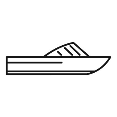 Özel dinlenme ve balıkçılık gezileri için küçük motor yatı simgesi