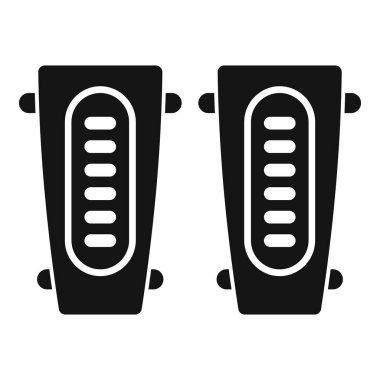 Elektrikli araba aküsünün siyah siluet simgesi yük seviyesi göstergesini gösteriyor