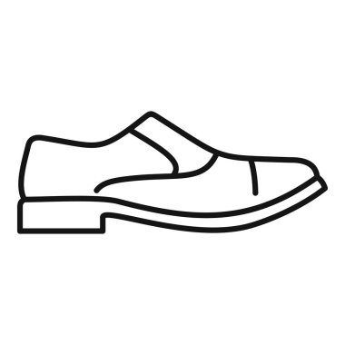 Keşiş kayışı ayakkabısının minimalist çizimi zarif ve zamansız tasarımını gözler önüne seriyor.