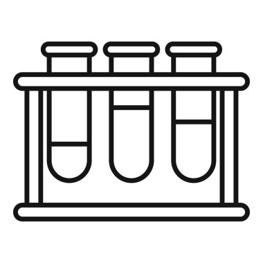 İçinde sıvı bulunan test tüpleri ahşap destekte duruyor ve laboratuvar araştırmalarının bir sonraki aşamasını bekliyor.