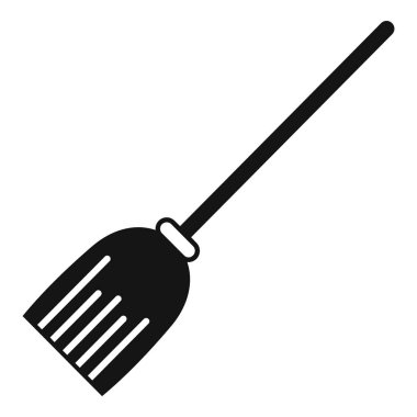 Süpürgenin bu vektör simgesi temizlik, ev işi ve cadılar bayramı projeleri için mükemmeldir.