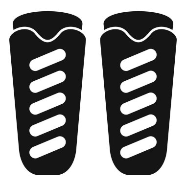 Basit bir siyah-beyaz vektör, yenmeye hazır iki shawarma gösteriyor.