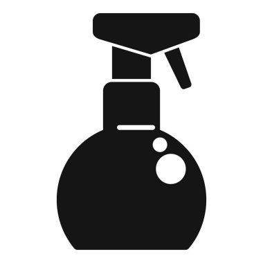 Temizlik spreyi şişesinin basit bir vektör çizimi, temizlik ile ilgili web siteleri ya da uygulamalar için mükemmel