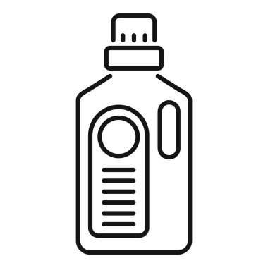 Bu, etiketi markalaştırmak için yapıştırılmış plastik kapaklı bir temizlik ürünü.