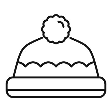 Kışlık şapkanın ponponu olan basit bir simgesi. Soğuk havada sıcaklık ve konfor sağlıyor.