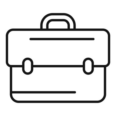 Bu basit vektör simgesi, iş, finans ve profesyonellikle ilgili projeler için mükemmel bir iş portföyünü temsil etmektedir.