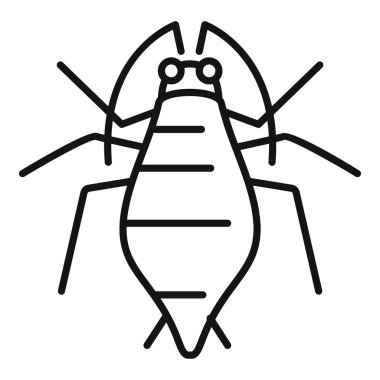 Büyük böcek altı ayaklı bir ikonun üzerinde duruyor.