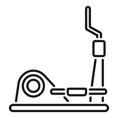 Eliptik antrenör makinesi evde ya da spor salonunda kardiyo egzersizleri için mükemmeldir.