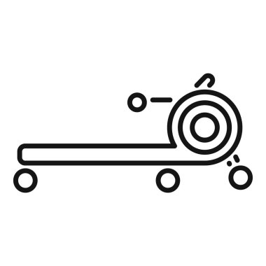 Gelecekçi tıbbi makine hasta vücudunu tarıyor, tıbbi muayene konsepti