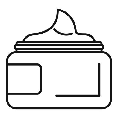 Cilt bakımı ve güzellik için nemlendirici krem içeren kavanozu aç.