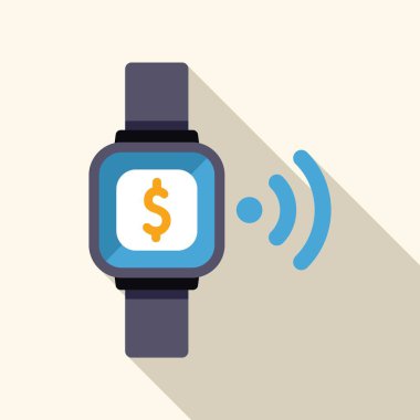 NFC çipli Smartwatch güvenli bir temassız ödeme yapıyor