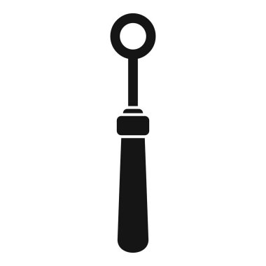 Tıbbi muayene aynası sağlık ve muayene için doktorlar tarafından kullanılır.