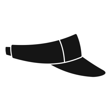 Ön görüntüyü gösteren siyah güneş güneşliği kaplama şablonu