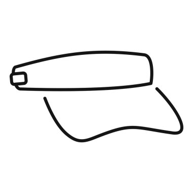 Basit bir güneş gözlüğü çizimi, açık hava aktiviteleri ve güneş koruması için popüler bir başlık türü.