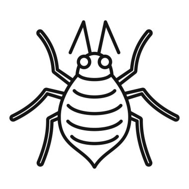 Sıradan bir bahçe böceğini temsil eden Colorado patates böceğinin simgesi.