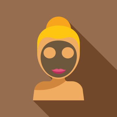 Sarışın kadın yüzüne kozmetik maske takıyor.