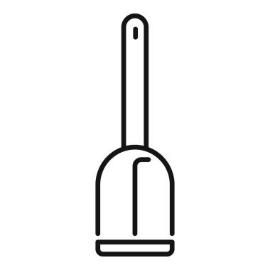 Basit bir tuvalet fırçası sanatı, hijyenik banyo ortamını korumak için yaygın bir temizlik aracı.