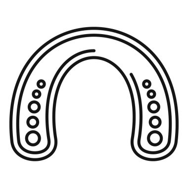 At nalı ikonu, şans ve korunmayı simgeler, genellikle binicilik sporları ve iyi talih ile ilişkilendirilir.