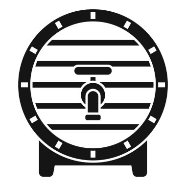 Bu içki, şarap ve rom yapmak için musluğu olan eski ahşap bir fıçı.