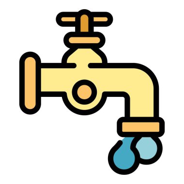 Sarı musluk su sızdırıyor, su kıtlığını ve korunma ihtiyacını temsil ediyor.