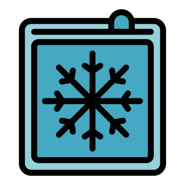 Bu renk ikonu yiyecek, soğuk, depolama ve daha fazlası ile ilgili projeler için mükemmeldir.