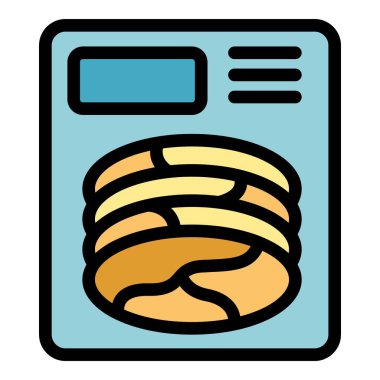 Evde lezzetli kahvaltı krepleri pişirmek için modern elektrikli gözleme makinesi.