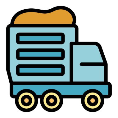 İnşaat endüstrisi, inşaat ve imalat süreci için kum taşıyan tam bahşiş kamyonu