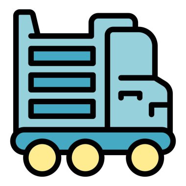 Bu tırın simgesi nakliye, lojistik ve taşımacılık endüstrisini temsil ediyor.