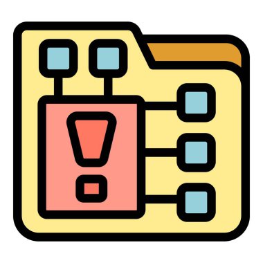 Veri dizini sistem hatası, programlama dili simgesi için uyarı iletisi gösteriyor