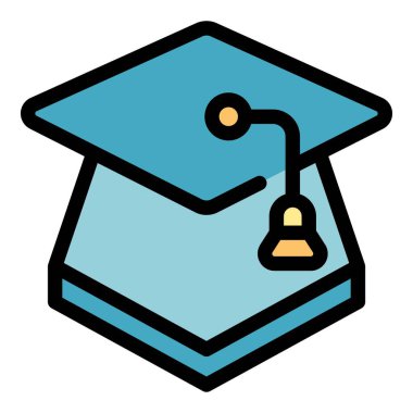 Bu mavi mezuniyet şapkası yıllar süren çalışmanın doruk noktasını ve yeni bir bölümün başlangıcını temsil ediyor.