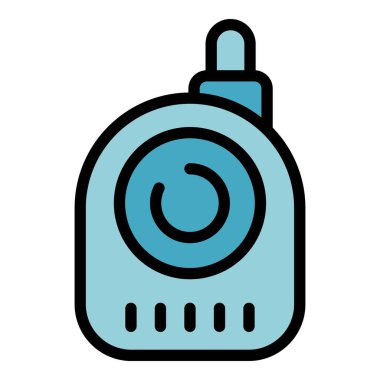 Bu basit simge, iletişimi ve bağlantıyı temsil eden antenli mavi bir telsizi temsil eder.