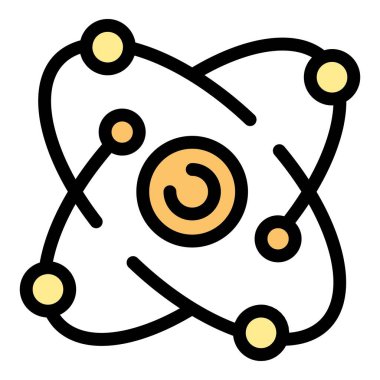 Elektronlar bir atomun çekirdeği etrafında dönerek bilimsel araştırmaları sembolize eder.