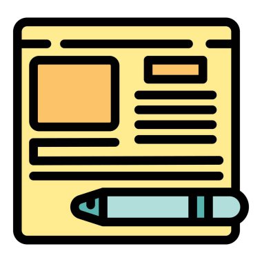 Web tasarımı ve geliştirmesini temsil eden dijital bir kalemle düzenlenen bir web tasarımı projesinin dijital illüstrasyonu