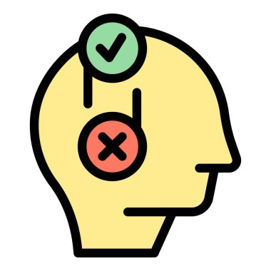 Bu basit renkli simge seçim yapma eylemini temsil ediyor