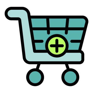 Alışveriş arabasının bu simgesi artı işareti ile bir eşyayı sepete eklemeyi temsil ediyor.